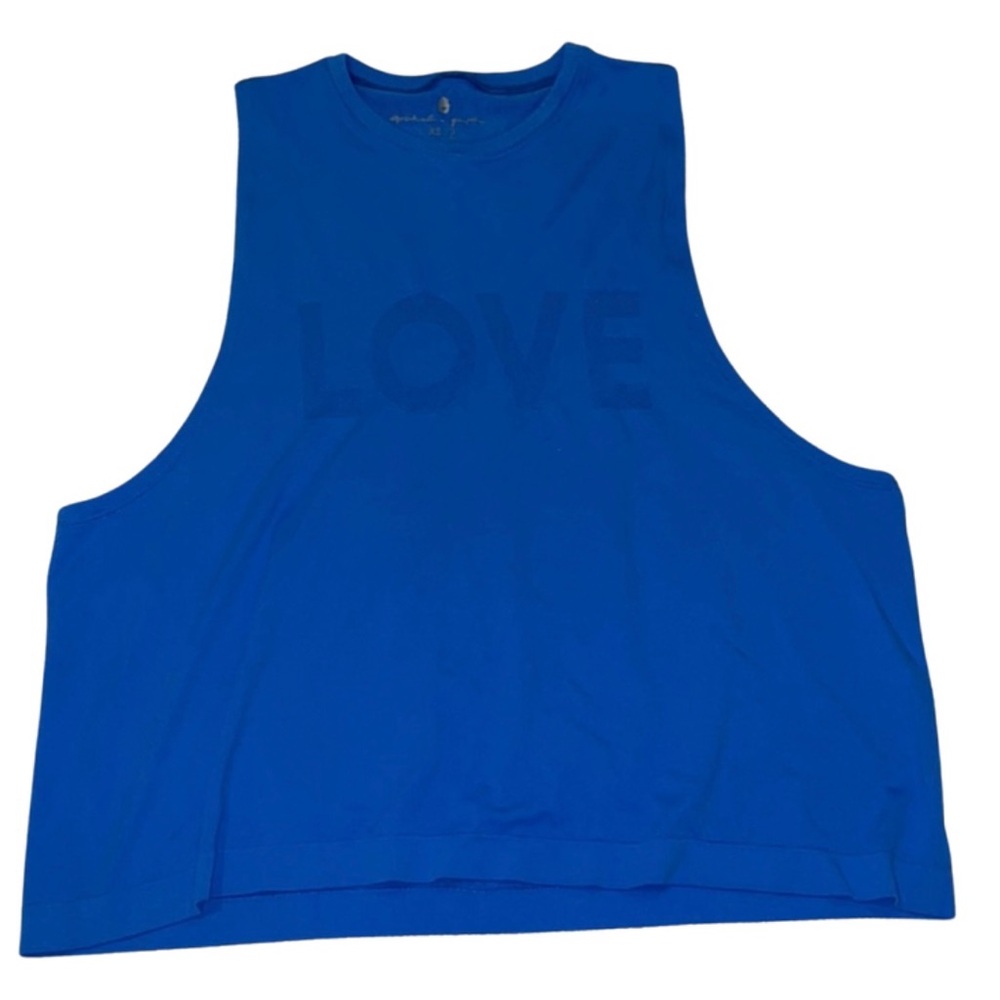 Spiritual Gangster Blue LOVE tank top